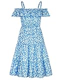 GRACE KARIN mädchenkleid Casual Kleid Blumen mädchen Kleider Sommer Kleid CL1109-8 08Y