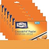 Toppits® Cross & frit Papier Back Della Carta Speciale Carta di Snack 8 Fogli...