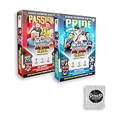 Genussleben 2er Bundle Topps Match Attax UEFA CL EXTRA MEGA-Tin Fruchtgummi