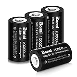 BONAI D Akku 10000mAh Mono D Wiederaufladbar Batterien Hohe Kapazität D Accu...