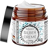 1x 100g Kolloidales Silber Creme mit 40ppm (25%) in Glastiegel 100% Kolloidal & stabil –...