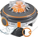 KESSER® Poolroboter Poolreiniger Akku Aqua-9000 inkl. Transporttasche Pool Roboter für...