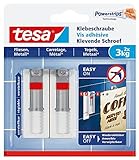 tesa® Verstellbare Klebeschraube für Fliesen und Metall, spurlos...