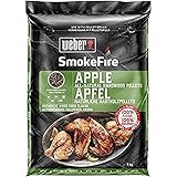 Weber 190104 natürliche Holzpellets aus Apfelholz, 9kg, passend für Weber SmokeFire und...