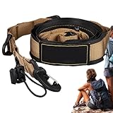 Zurrgurte für Rucksackreisen,Nylongurte für Rucksackreisen, Campinggurte Utility Strap,...