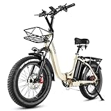 HANEVEAR Elektrofahrräder 20 Zoll E Bike Klapprad Pedelec 24Ah/48V Lithium-Akku...