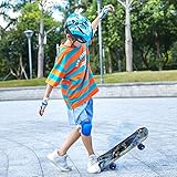 Skateboard für Kinder, Skateboard, Holz, Mini-Skateboard, Mädchen, 4, 5, 6, 7, 8 Jahre,...