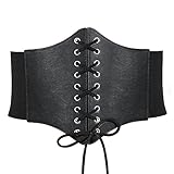 RHZXD Damen Korsett Gürtel, Elastischen Breiten Band Schnürkorsett, Damen Corset Belt,...