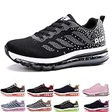 frysen Herren Damen Sportschuhe Laufschuhe mit Luftpolster Turnschuhe Profilsohle Sneakers...