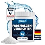 AGUALEVE® Fadenalgenvernichter 1kg speziell für Fischteiche | extrem effektiv gegen...