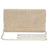 Asvert Abendtasche Damen Clutch Elegant Brauttasche Handtasche Hochzeit Damen Kettentasche...