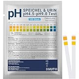 100x pH Teststreifen für Urin & Speichel | ph Wert Test | Säure-Basen-Balance...
