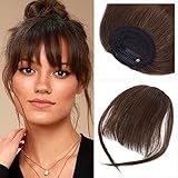 OTO BELLA Bangs Hair Clip in Bangs 100% Human Hair Wispy Bangs Clip on Fringe Bangs for...