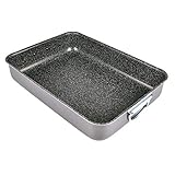 Alluflon Tradition Italien Lasagneform, Aluminium, schwarz, 31 x 23 cm