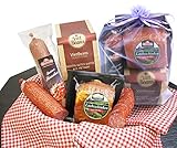 Schlemmerbox Wurstgeschenk & Kaffee Set geröstete Kaffeebohnen | Salami...