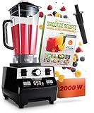 *NEU* NUTRI-BLENDER MAX Hochleistungsmixer 2000W Standmixer Smoothie...