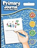 Primary Journal Creative Story Tablet (Cover Blue, Draw & Write Exercise Books):...