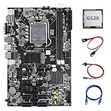 Dariokki B75 12 PCIE ETH Mining-Motherboard LGA1155-Motherboard + G530-CPU + SATA-Kabel +...