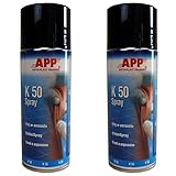 2 X Sprühkleber APP K50 Universalkleber Klebespray Leder, Polsterkleber 400ml