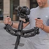 Wolffilms Gimbal Federarm 4-Achs für alle Handy Smartphone und DSLR-/DSLM-Kamera Gimbals...