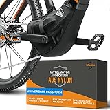 WHEELOO Ebike Mittelmotor Schutzhülle aus Nylon I für schräge Motoren I...