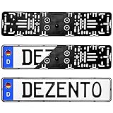 DEZENTOFIX® ORIGINAL Kennzeichenhalter Rahmenlos unsichtbar | Auto...