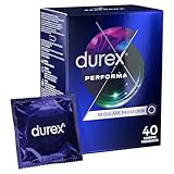 Durex Performa Kondome – Aktverlängernde Kondome mit 5% benzocainhaltigem Gel & mit...