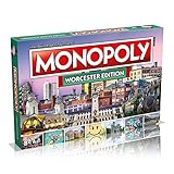 MONOPOLY Brettspiel – Worcester Edition: 2–6 Spieler, Familien-Brettspiele für Kinder...