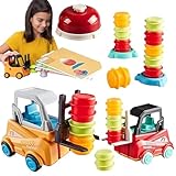 LYEVA Robustes Gabelstapler-Spielzeug, 1 Set Ingenieur-Gabelstapler-Transportspiel,...