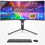 SIMPLETEK - All in one PC 34' Curvo FHD | i5 12. Generation | Windows 10 Pro | 16GB RAM |...