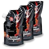 hot Pott Currysauce! 3 x 500g ohne Konservierungsstoffe, wenig Zucker,...