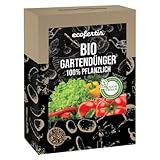 ECOFERTIS BIO Gartendünger - 4kg Organischer Dünger | Kraftvoller NPK Langzeitdünger...