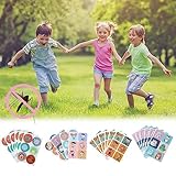 144 Stücke Mückenschutz Kinder Natürliche Aufkleber Stickers Mückenschutz...