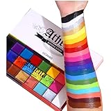 20 Farben Gesicht Body Painting Öl, sicher für Kinder/Erwachsene Flash Tattoo Malerei...