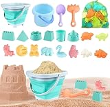 Sandspielzeug Strandspielzeug Kinder, 20pcs Sandspielzeug Set, Sandkasten Spielzeug mit...