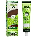 Herbal Time Natürliche Haarfarbe mit Henna Farbe Schokolade Nº 6 | Temporäre...