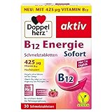 Doppelherz B12 Energie Sofort – Vitamin B12 trägt zur Verringerung von Müdigkeit und...