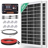 ECO-WORTHY Monokristallines Solarpanel Solarzelle kit 240 W enthält 12 V Solarmodul + 30...