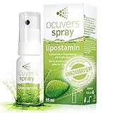 Ocuvers Lipostamin Augenspray - mit Euphrasia – 15ml Augenspray gegen rote Augen,...