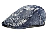 CHENNUO Schirmmützen Herren Flatcap Beret ivy Newsboy Cap Gatsby Cabbie Schiebermütze...