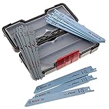 Bosch Professional 15tlg. Säbelsägeblatt Wood and Metal Set (für Holz und Metall,...