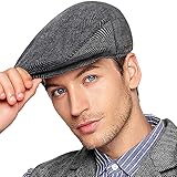 Wantonfy Barett Cap Herren Schiebermütze chirmmütze Gatsby Schirmmütze Newsboy Flat Cap...