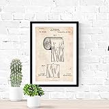 Nacnic Vintage Toilettenpapier Patent Poster. Vintage Stil Wanddekoration Abbildung von...