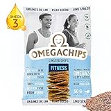 OmegaChips Omega 3 Protein Chips - Vegan & Keto Diät Gesunde Snacks für...