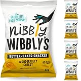 Nibbly Wibbly's - Wonderfully Cheesy Mais Snacks - Knusprig Gebackene Käsechips -...