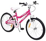 Actionbikes Kinderfahrrad Butterfly 20 Zoll | Kinder Fahrrad für Mädchen - Von 6-9...