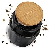 Mahlzeit Gusseisen Pfeffermühle Peppermill | Ø 7,5 x (H) 8 cm | schwarz |...