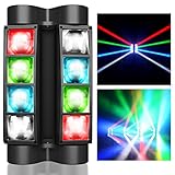 BETOPPER Moving Head Bühnenlicht, Disco DJ Licht 8x3W RGBW 4 in 1 LED Lichteffekt, Mini...