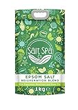 Salt Spa Co Epsom Salz - 1kg Magnesium Bittersalz - Reines und Organisches Badesalz zur...