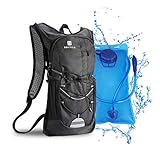 BBAIYULE Trinkrucksack mit Trinkblase 2L Trinkrucksack Fahrradrucksack zum Laufen...